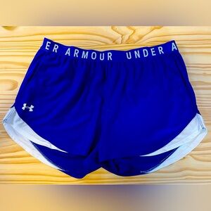 Under Armour Play Up Shorts Royal Blue/white XXL